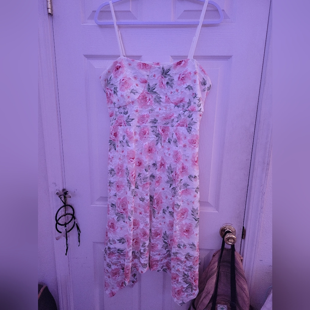 Floral Spaghetti Strap Dress